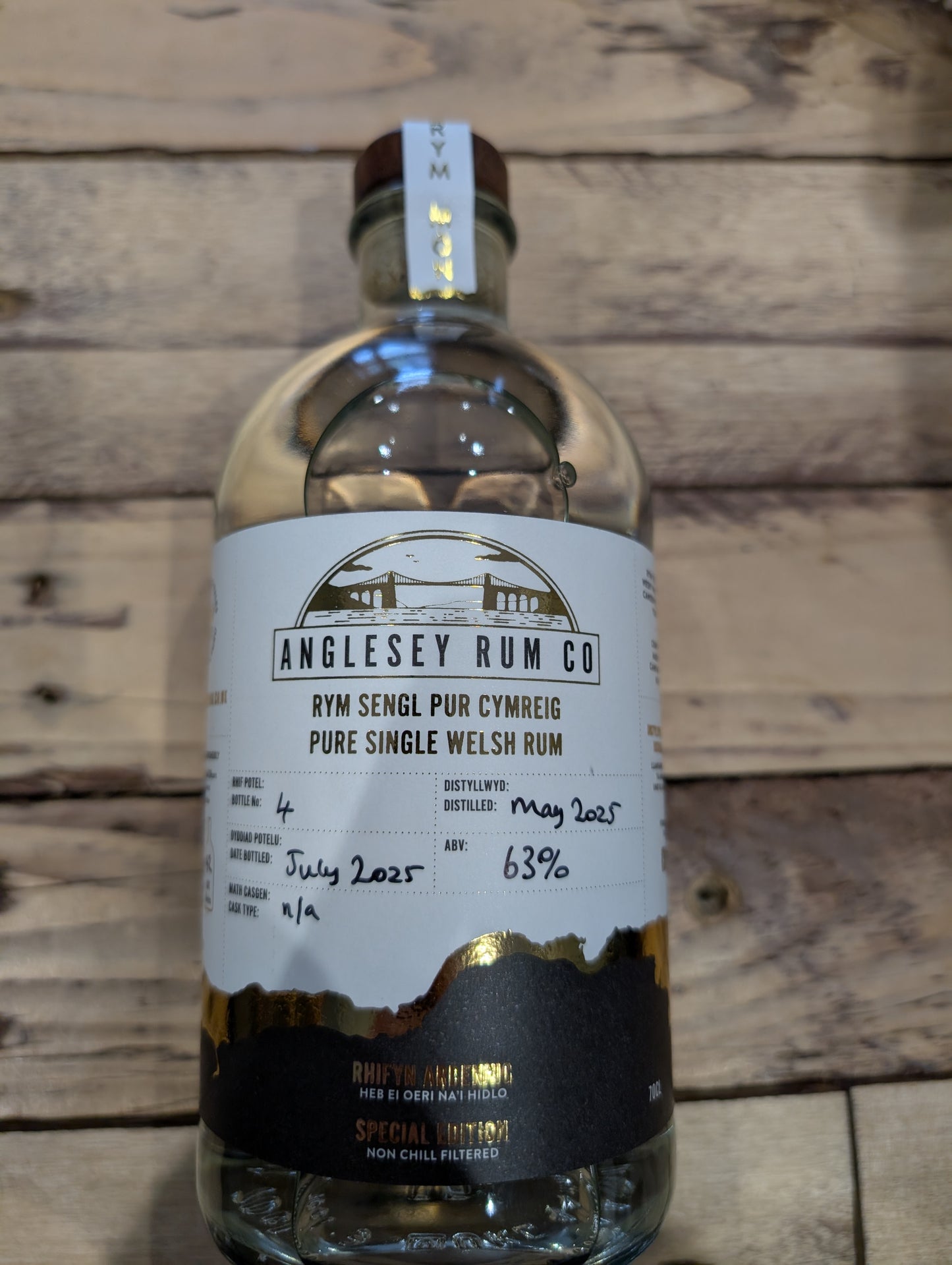 Special Release #3 Over proof White Rum 63% ABV
