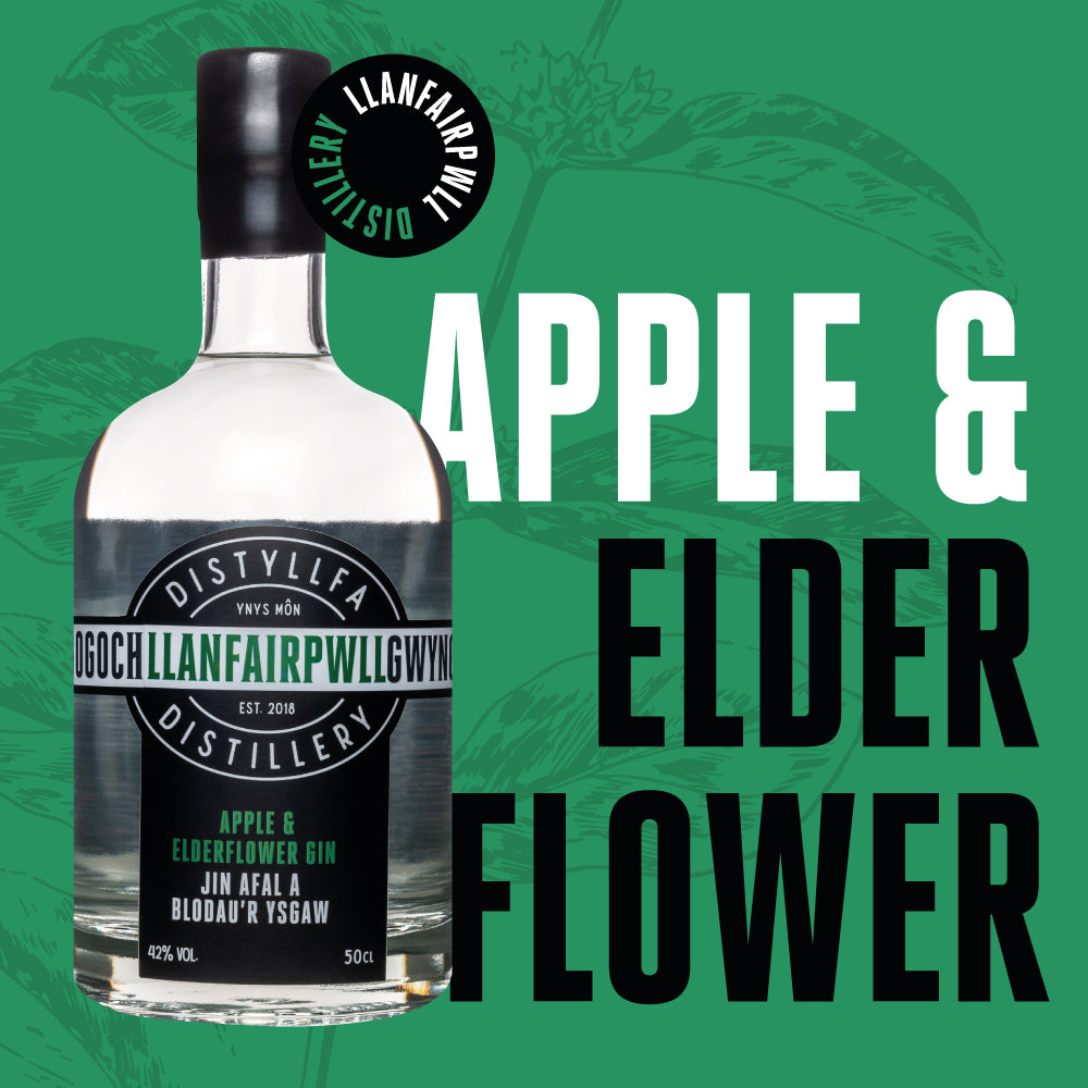 Llanfairpwll Distillery - Apple & Elderflower Gin