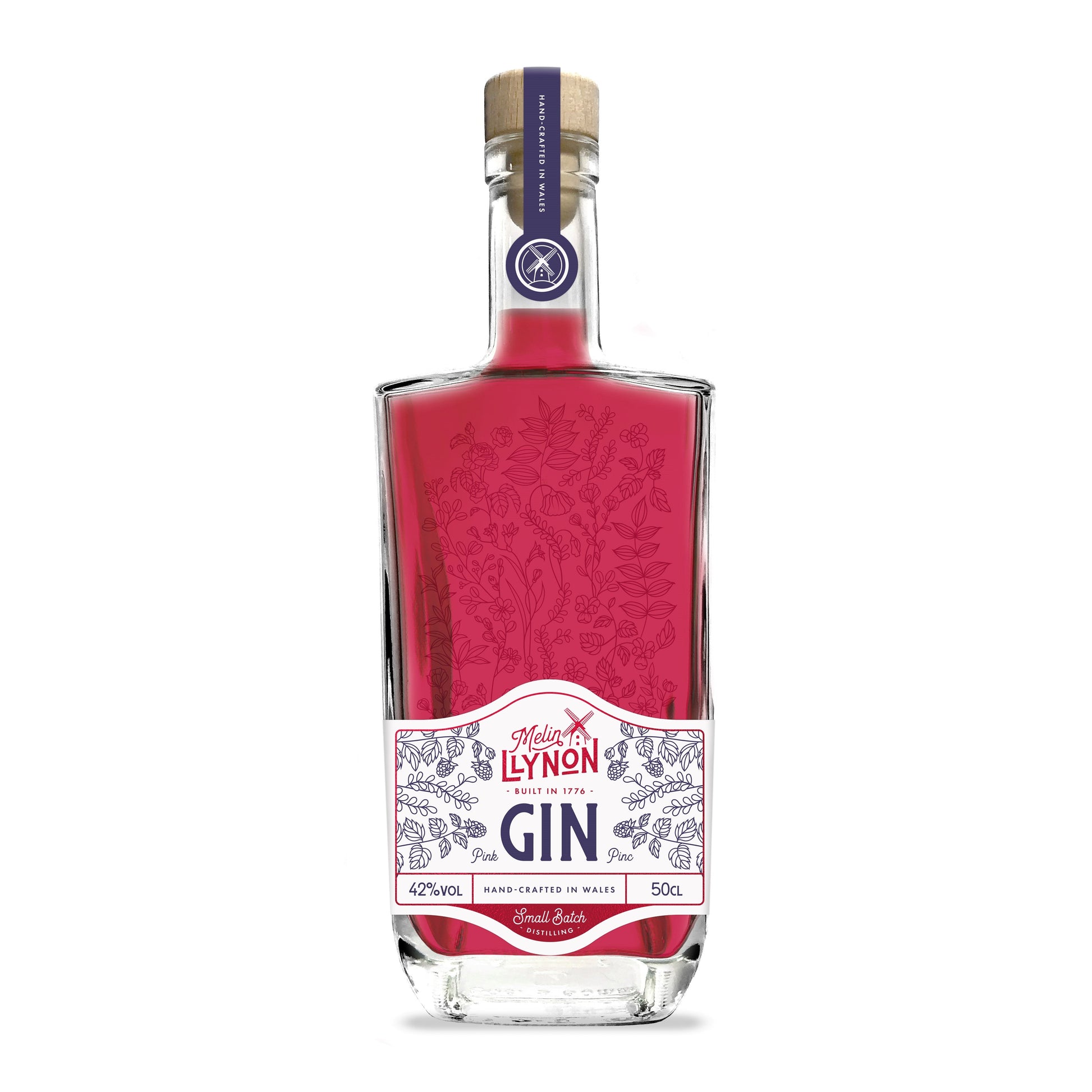 Melin Llynon Pink Gin - Llanfairpwll Distillery
