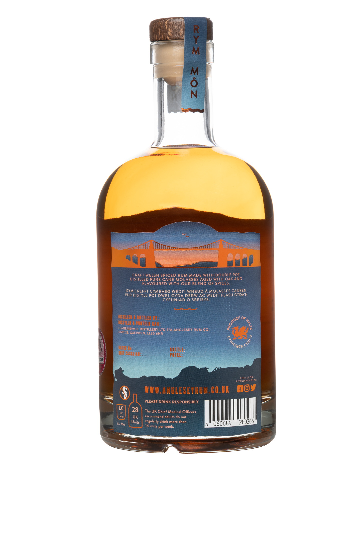 Llanddwyn Spiced Rum
