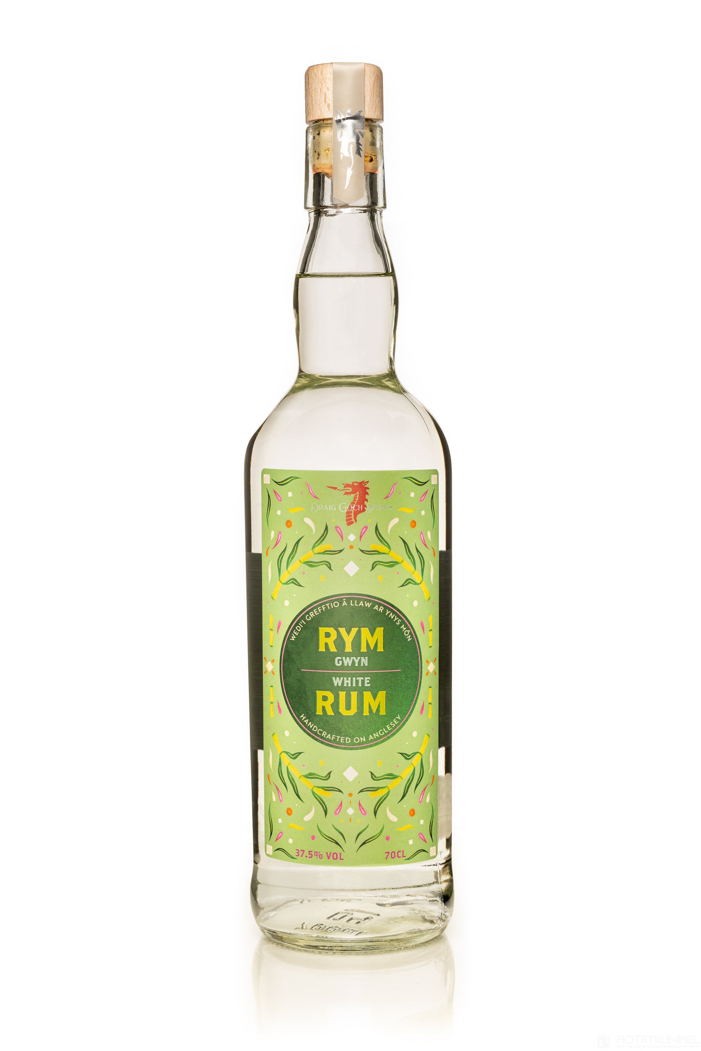 Draig Goch White Rum - Rym Gwyn Draig Goch