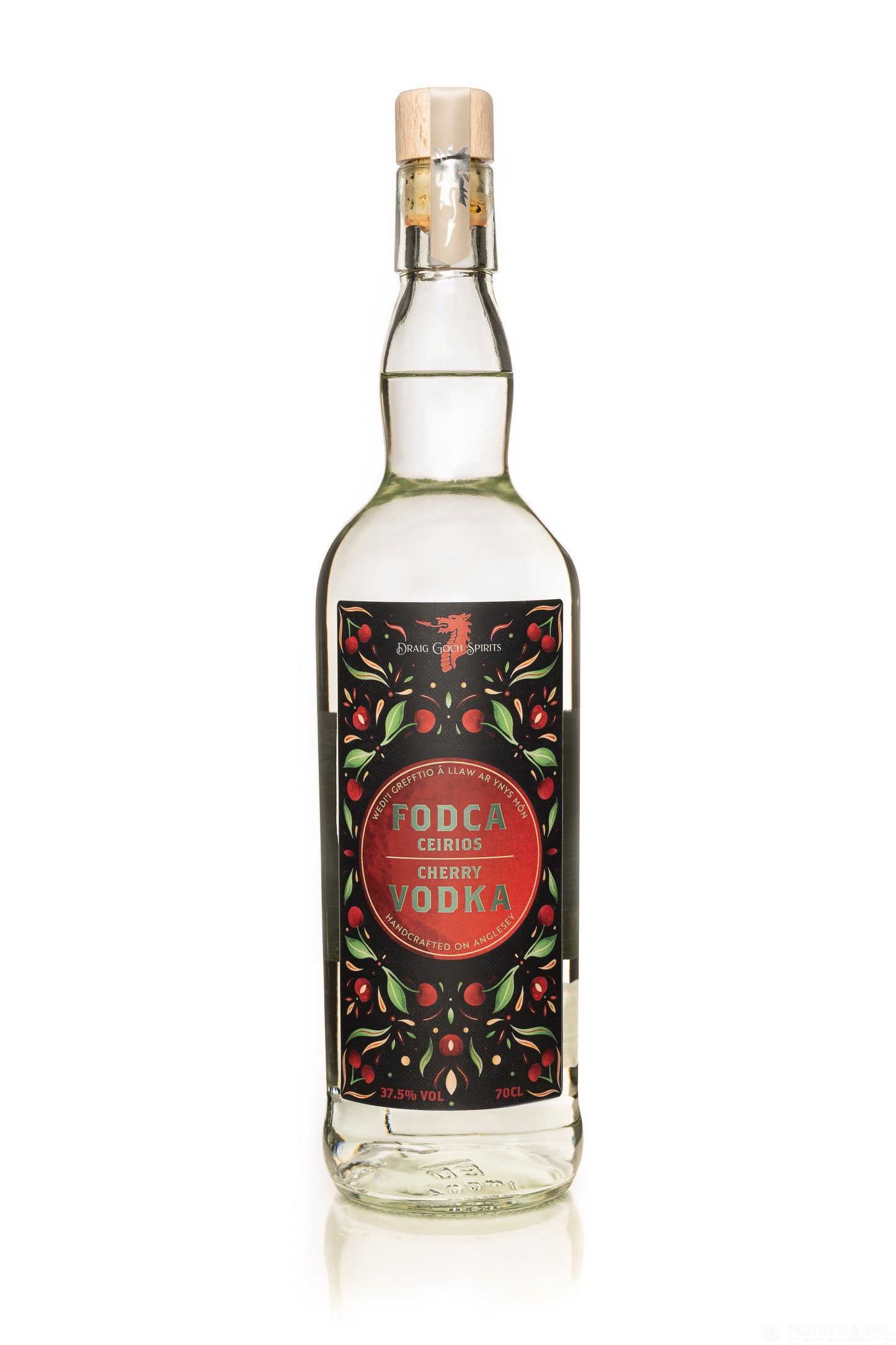 Draig Cherry Vodka - Fodca Ceirios Draig Goch