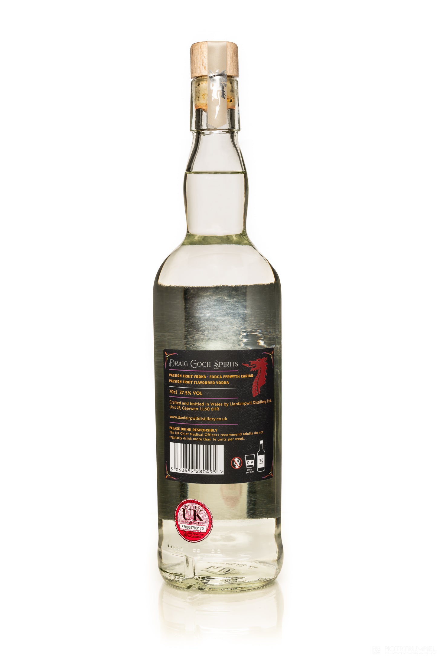 Draig Passion Fruit Vodka - Fodca Ffrwyth Cariad