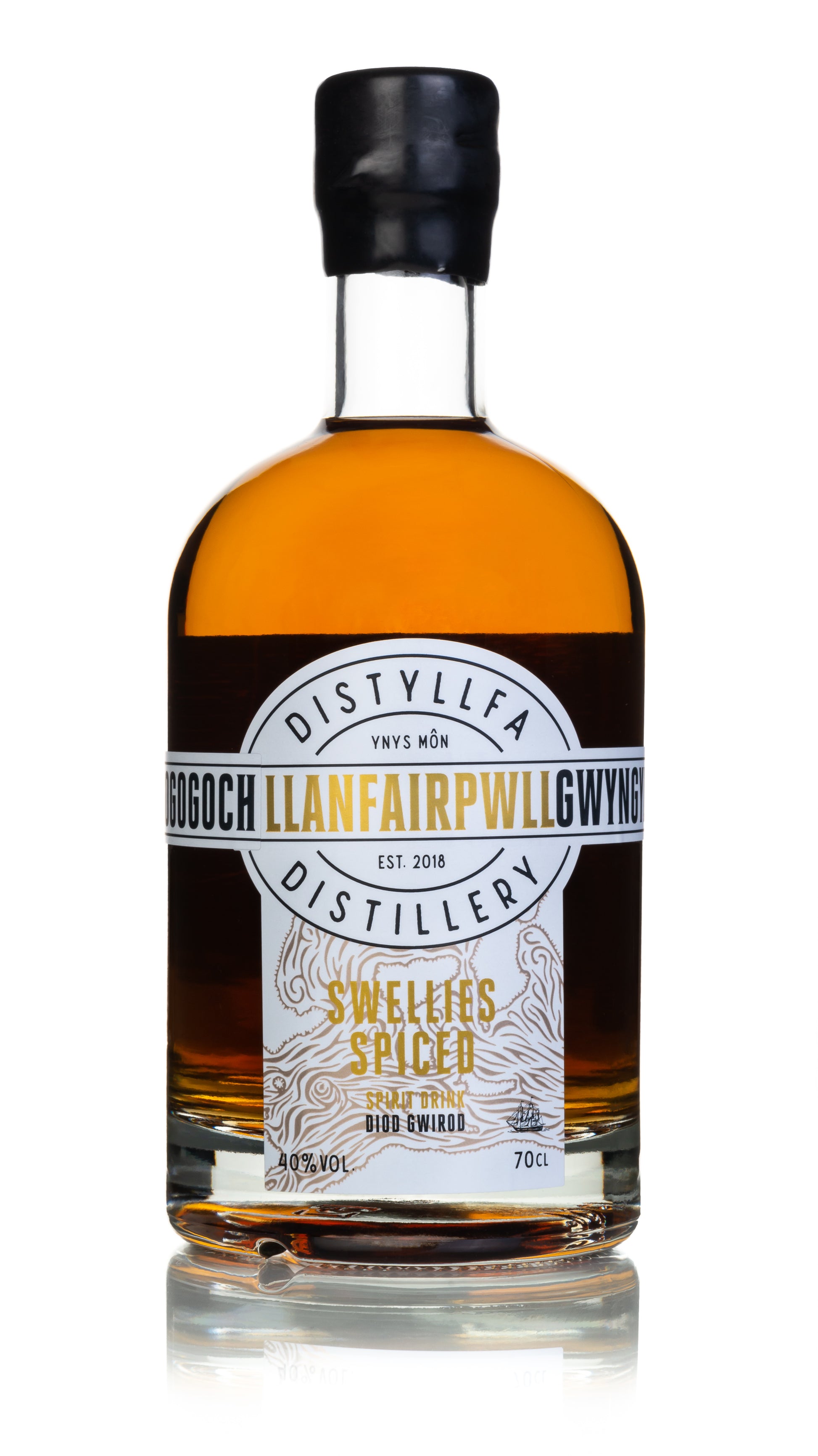 Swellies Spiced Rum 70cl Craft Anglesey Gin