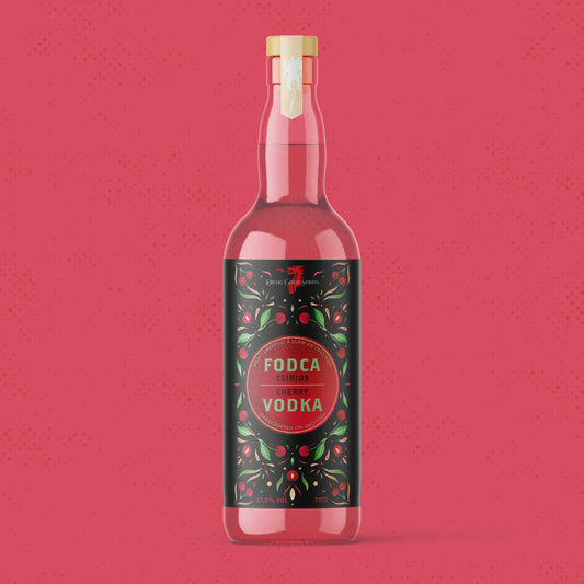 Draig Goch Cherry Vodka - Fodca Ceirios Draig Goch